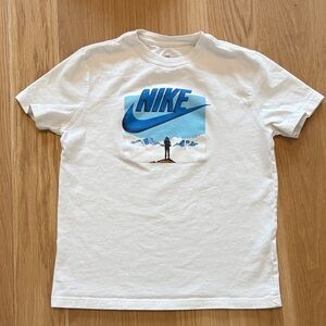 Nike Air White Graphic Tee 100% Cotton